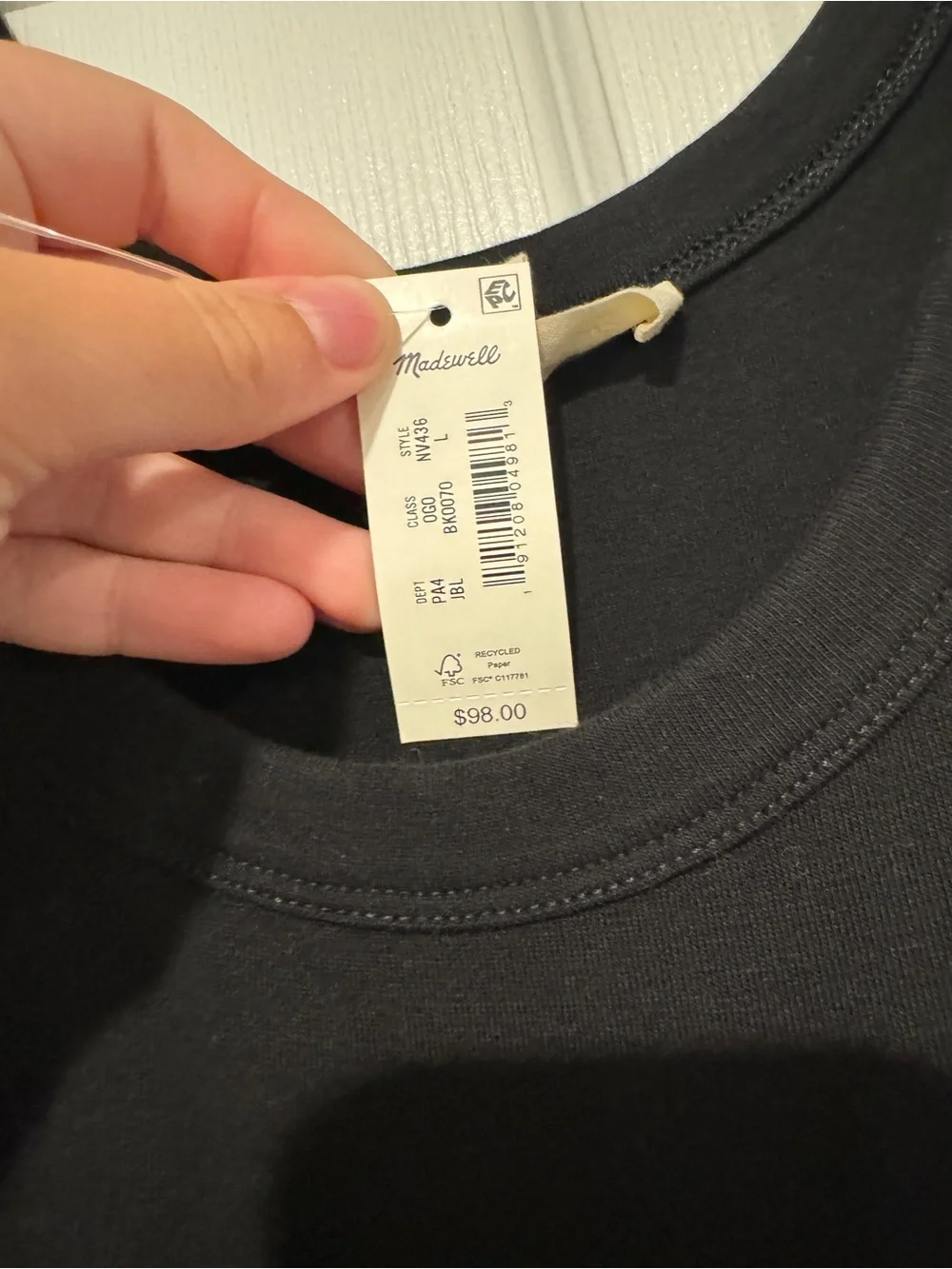 Madewell Black Tank Dress - Picture 5 of 5